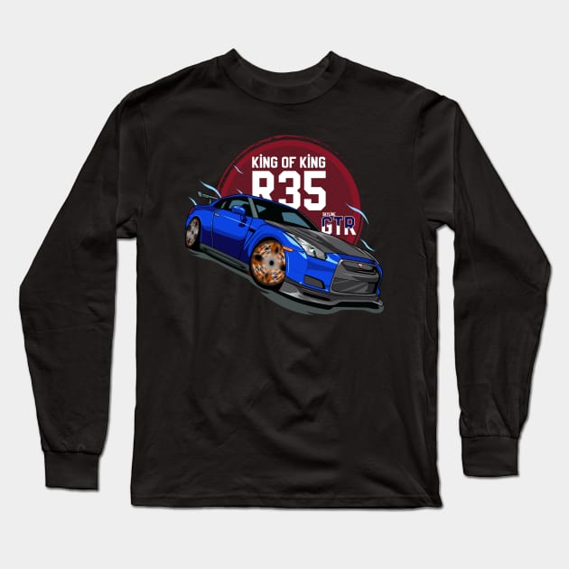 KingofKing R35 Long Sleeve T-Shirt by cungtudaeast